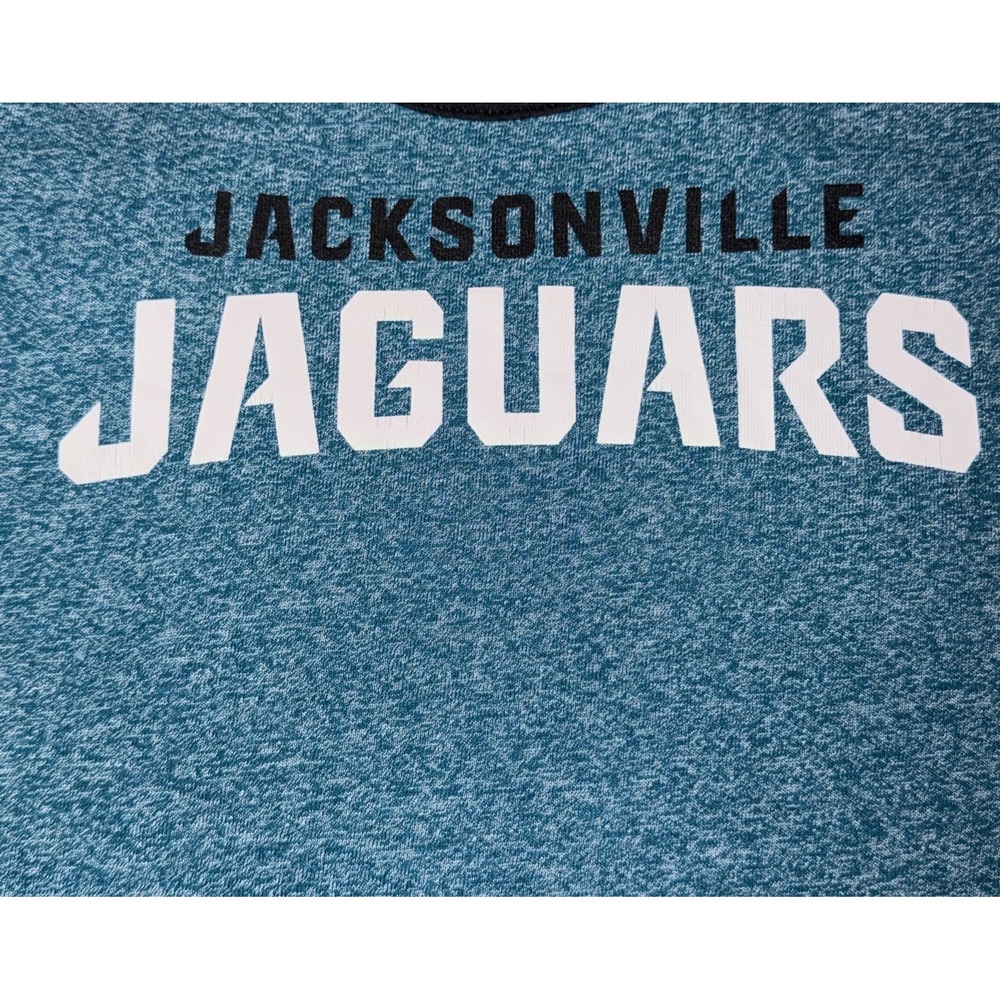 Jacksonville Jaguars Nike Tee Racer Back Tank Top Womens Size Large Teal & Black - Picture 5 of 6